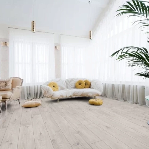 ДУБ ЭВЕРЕСТ БЕЛЫЙ ЛАМИНАТ  KRONOTEX  MAMMUT ламинат для пола